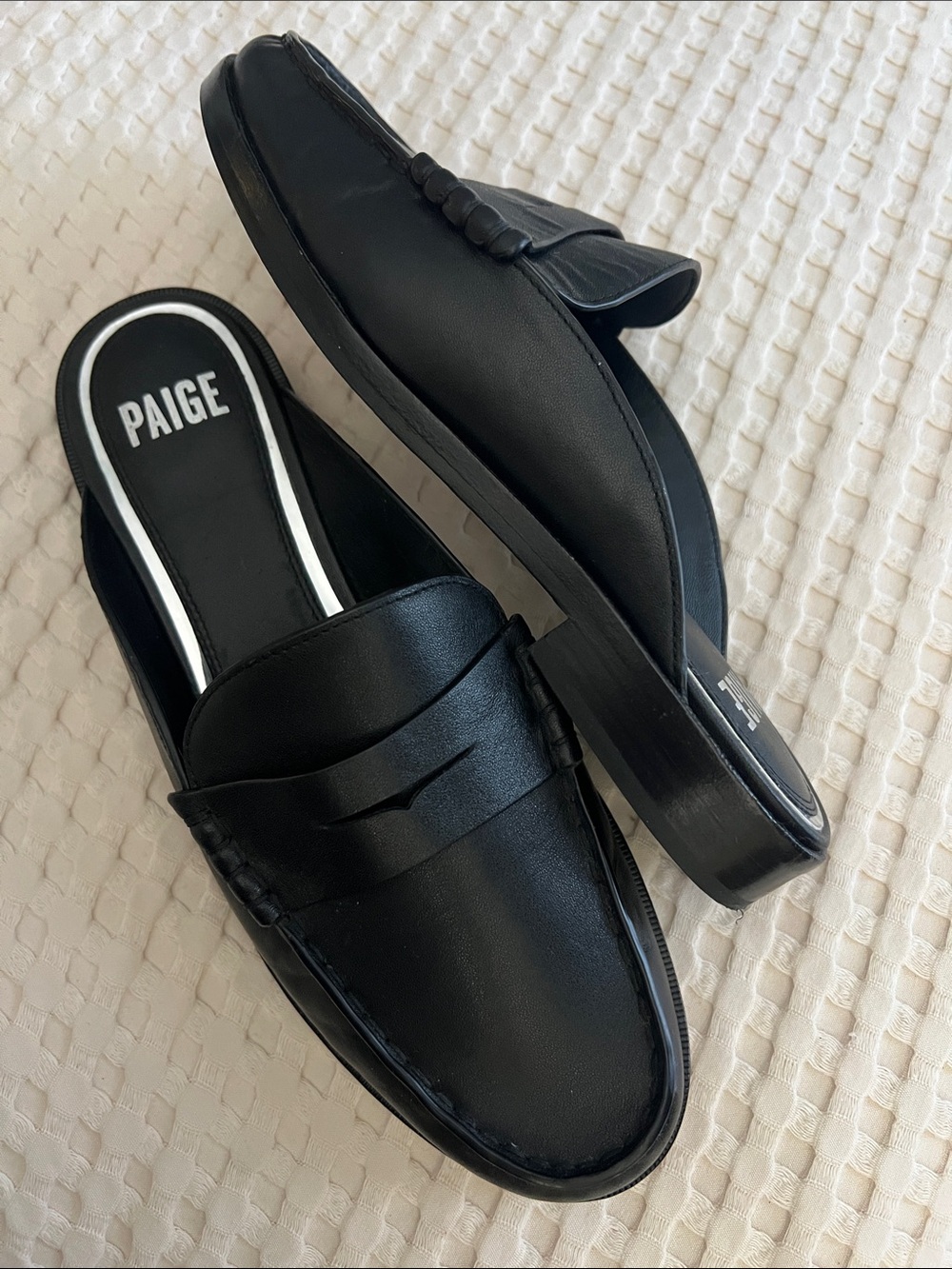 PAIGE Black Women’s Loafers, Size 8.5